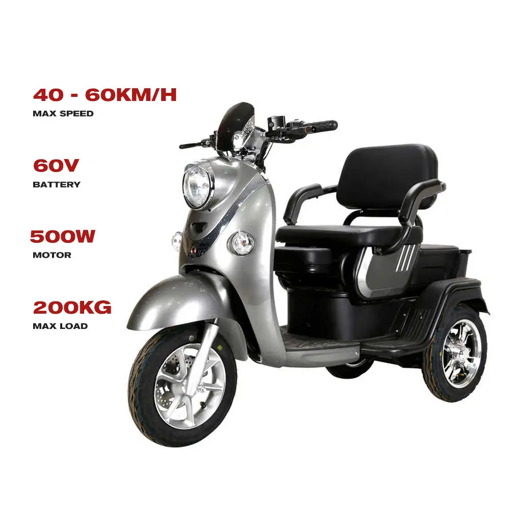 

High-quality original design three-wheeled electric scooter for young people for short city trips