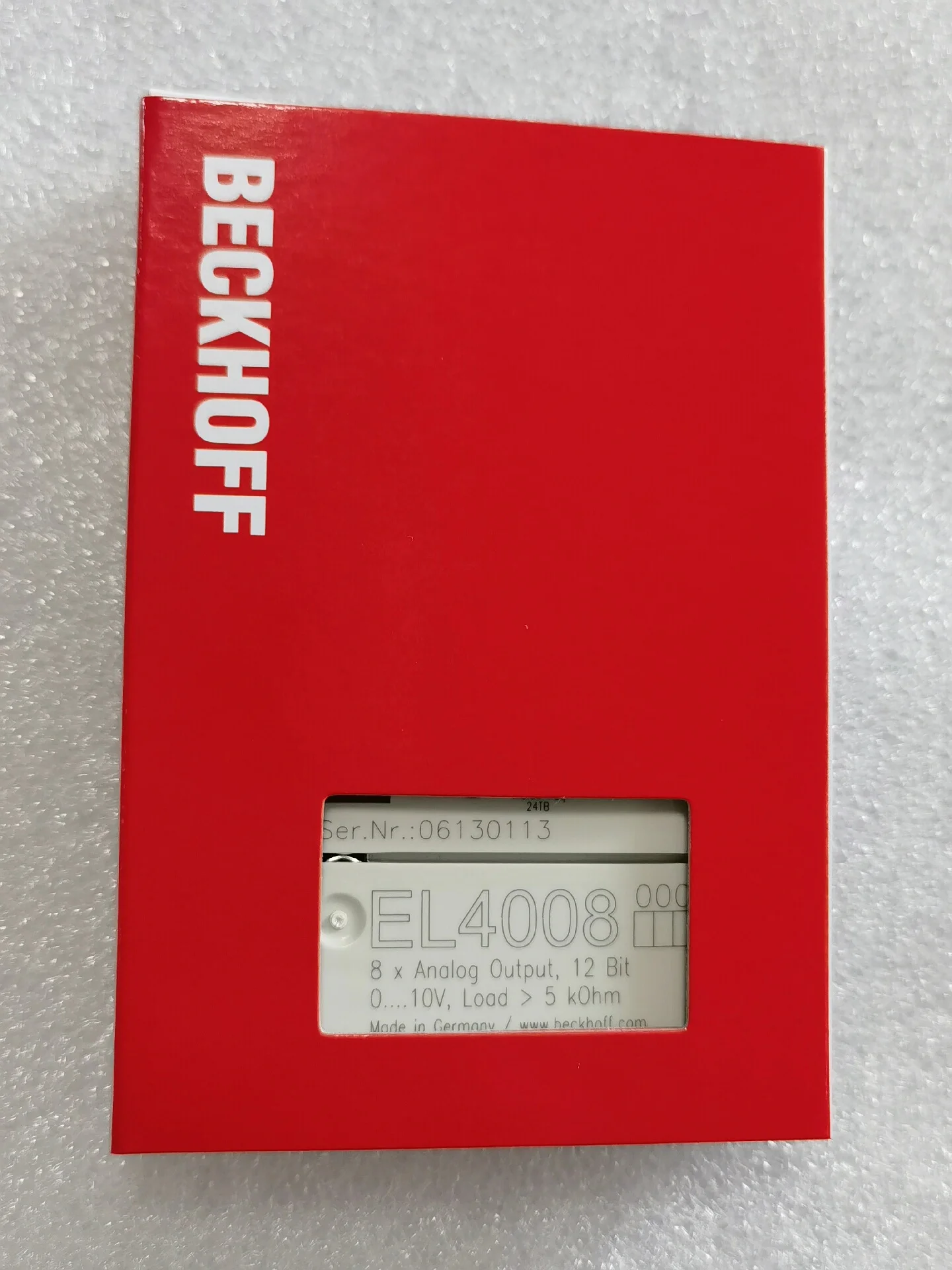 

Beckhoff module EL4008 brand new in stock, high quality