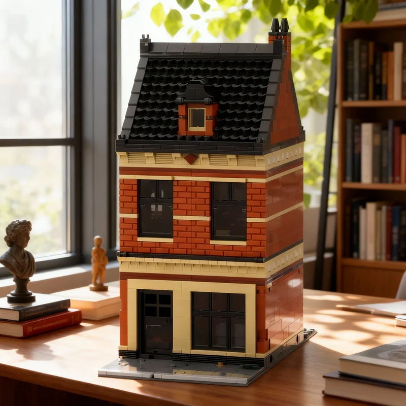 

1554pcs MOC Modular Streetscape Old Town Bakery Model Building Blocks Construction DIY Christmas Gifts Toys Creative Education