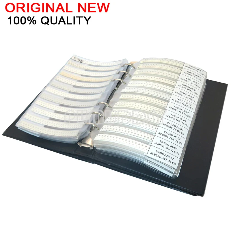 4250PCS 8500PCS 8850PCS 0201 0402 0603 0805 1206 Resistor Sample Book 5% SMD Assorted Kit 10K 100K 1K 1R 100R 220R