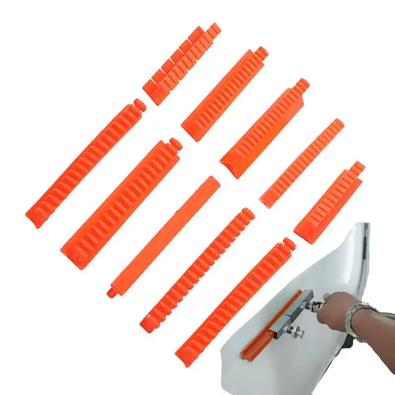 

10 PCS Dent Repair Puller Car Dent Remover Kit Car Dent Repair Soft Wedge Dent Removal Tool Car Body Dent Puller Pull Row Tools