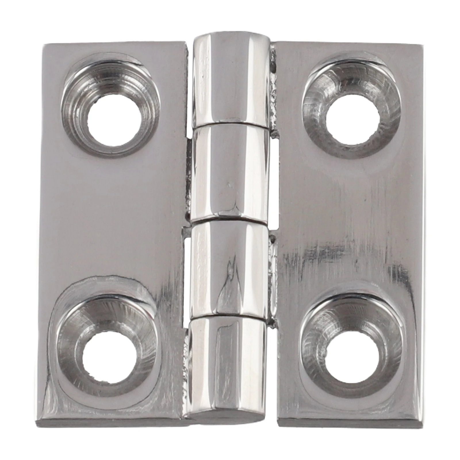 Wooden Furniture Hardware Electrical Cabinet Hinge 304 Stainless Steel Material Brushed Finish Design Modern Aesthetic Appeal