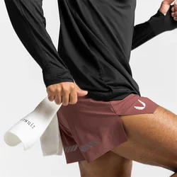 Men's Running Shorts Quick Dry Basketball Shorts Swim Beach Sport Short Pants Bodybuilding Fitness Training Gym Workout Shorts