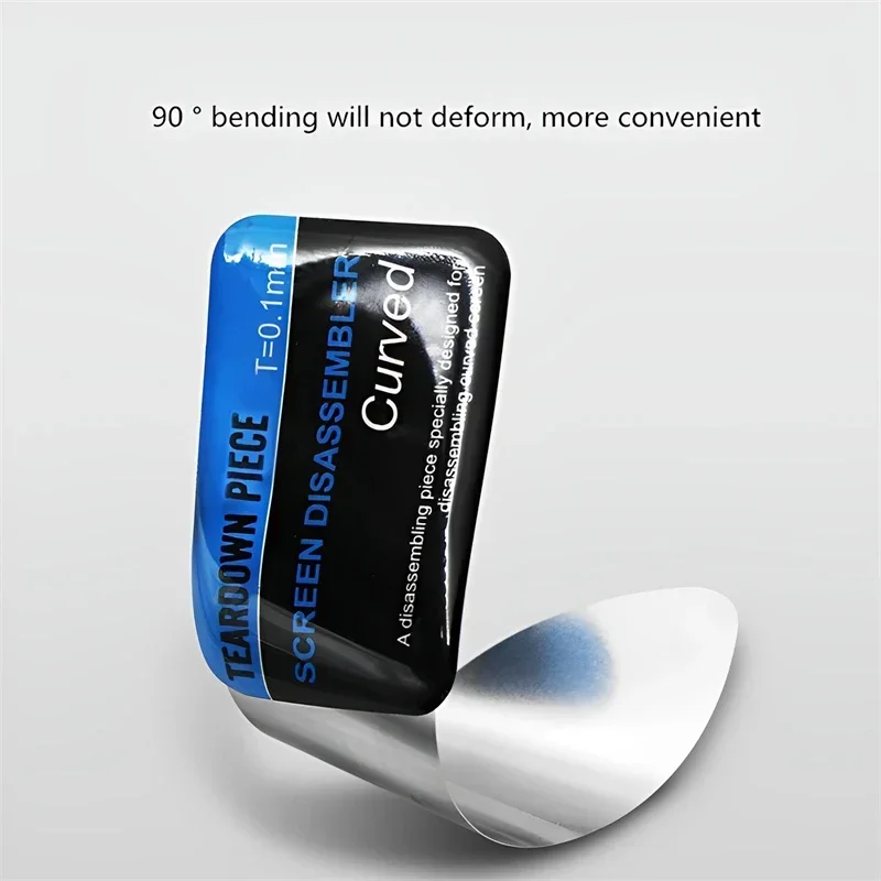 Ultra Thin Flexible Mobile Phone Disassemble Tool Steel Metal Mobile Phone Curved LCD Screen Spudger Opening Pry Card Tools