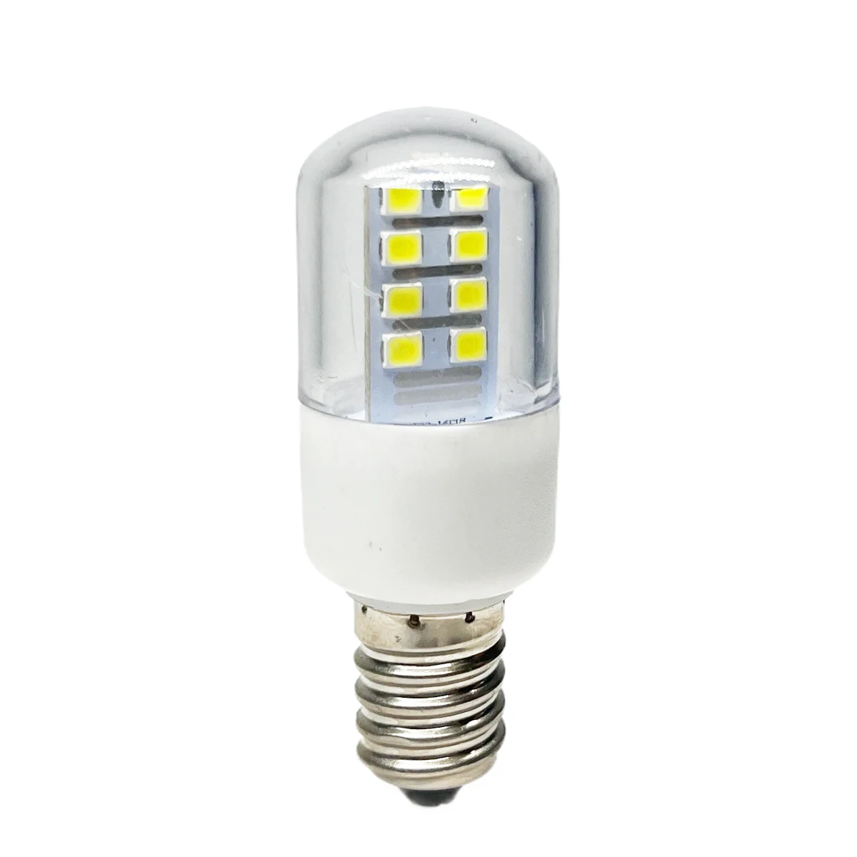 Minibombilla LED tipo mazorca de maíz para máquina de coser, lámpara para horno microondas, E14, E12, CA 220V, T22, 2W, 2835 SMD