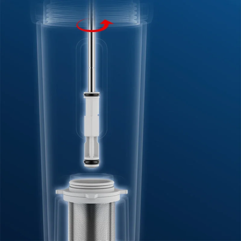 Pre-filter Whole-House Automatic Water Purifier for Home Use Backwash 360° Dual-Side Scrubbing 316L Filter Screen
