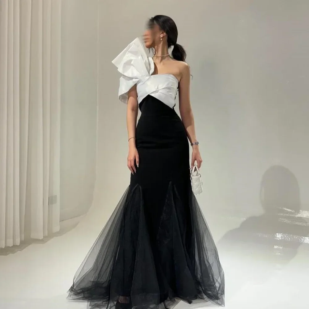 

Customized Price AdjustmentSatin Pleat Clubbing Mermaid One-shoulder Bespoke Occasion Gown Long Dresses