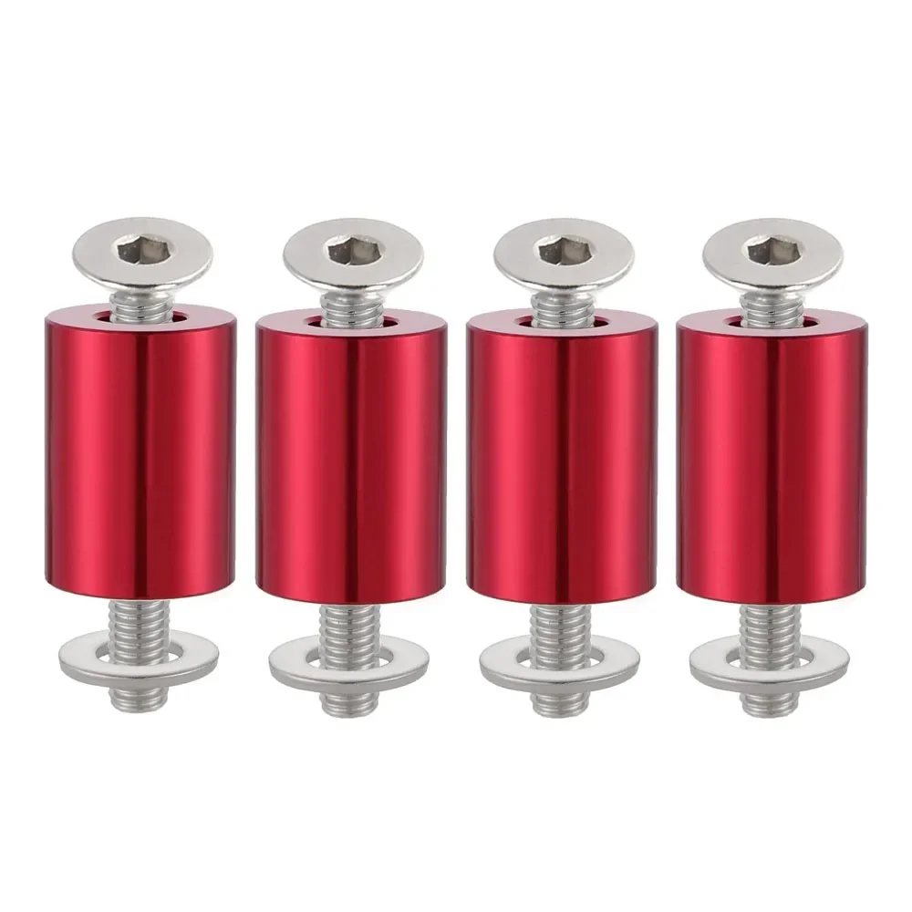 Universal Racing Aluminum Billet Hood Vent Spacer Riser Kits for All Turbo / Engine/Motor Swap 9mm Hole