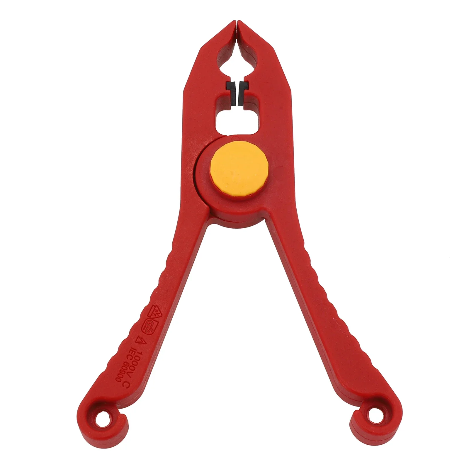 

Cable Clamp Safety Spring Clamp 1000V Insulation VDE Insulation Material Compact Size Long-term Use High Voltage Wire Clip Tool