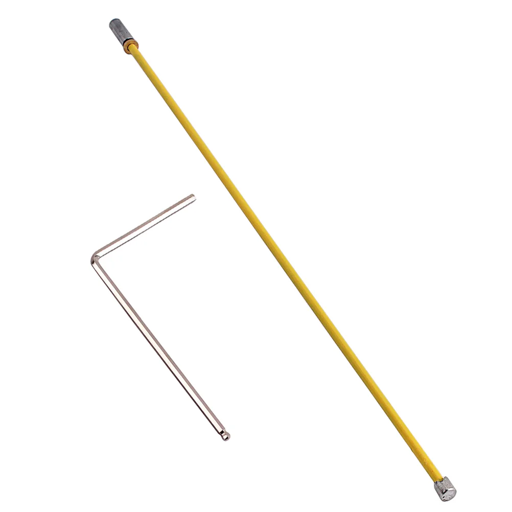 2 Way Adjustment Truss Rod 490mm Double Course Truss Rod for Guitar with Wrench (Yellow) metal Truss Rod