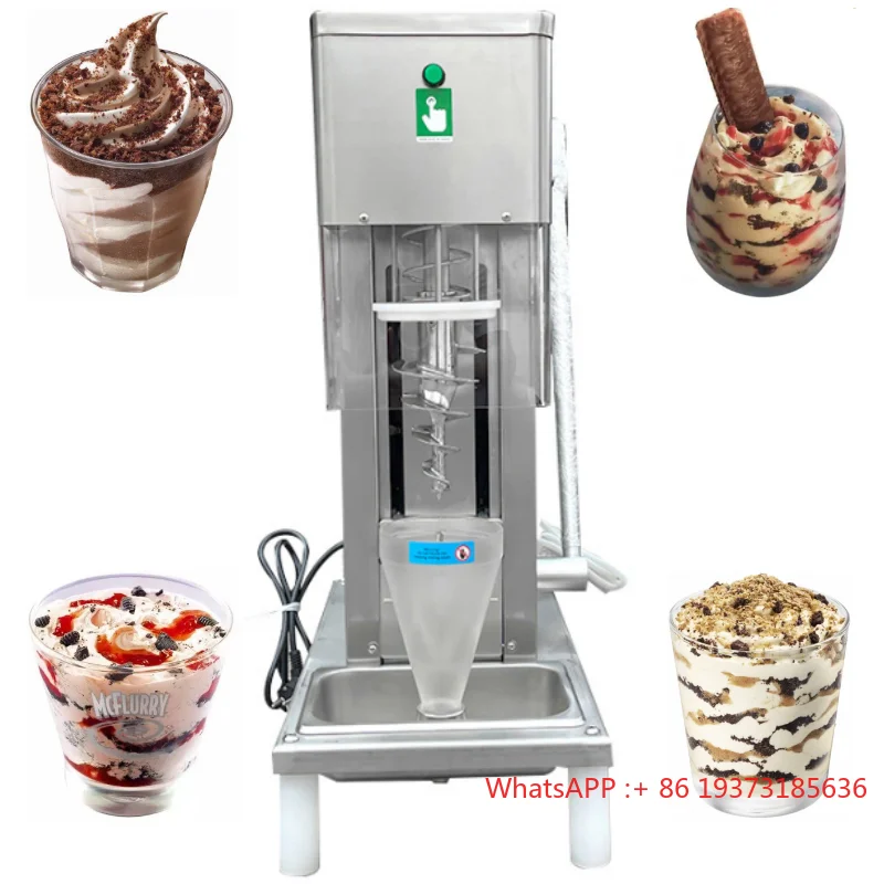 Neueste Swirl Fruits Ice Cream Machine Swirl Frozen Yogurt Ice Cream Mixer Machine Real Fruit Swirl Ice Cream Blender