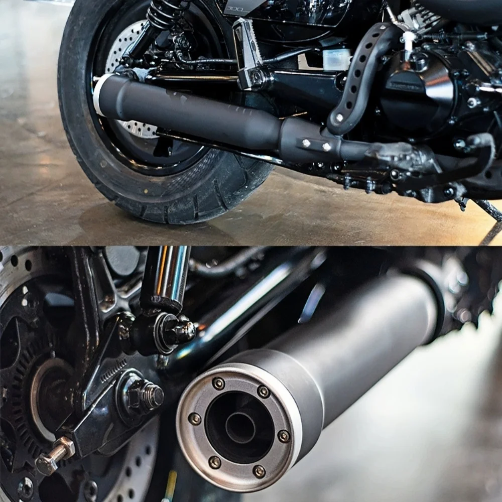 Motorcycle Exhaust Pipe Customized for Gv300S Motorcycle Exhaust Silencer Muffler Accessories