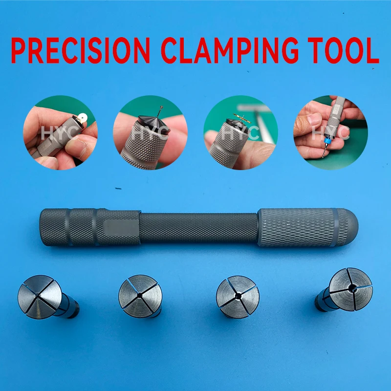 

Watchmaker tools Precision grip hold heads, gears, drill bits, and large steel wheels with 4 6104 collects