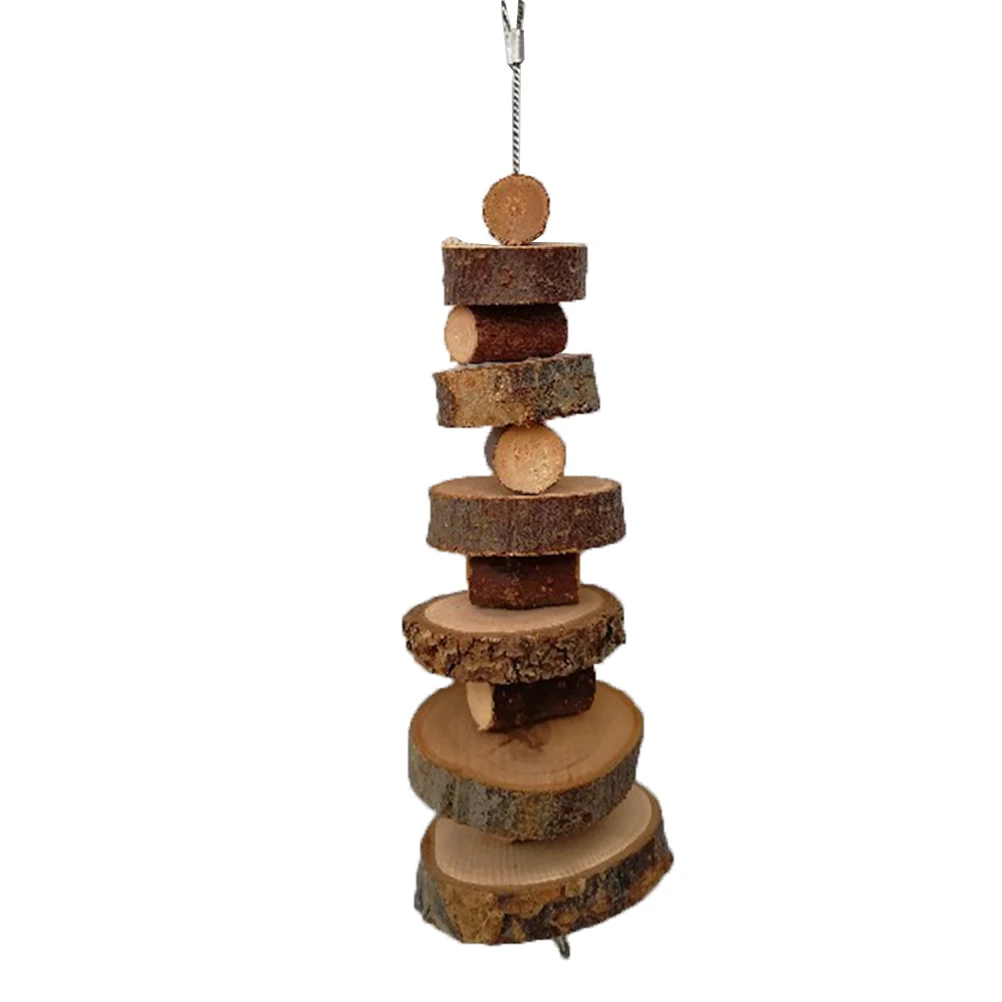 

Apple Wood Bite Skewers Pet Chew Toys Safe Natural Molar Activities Teeth Grinding Squirrel Hamster Parrot Bunny Chinchilla Toy