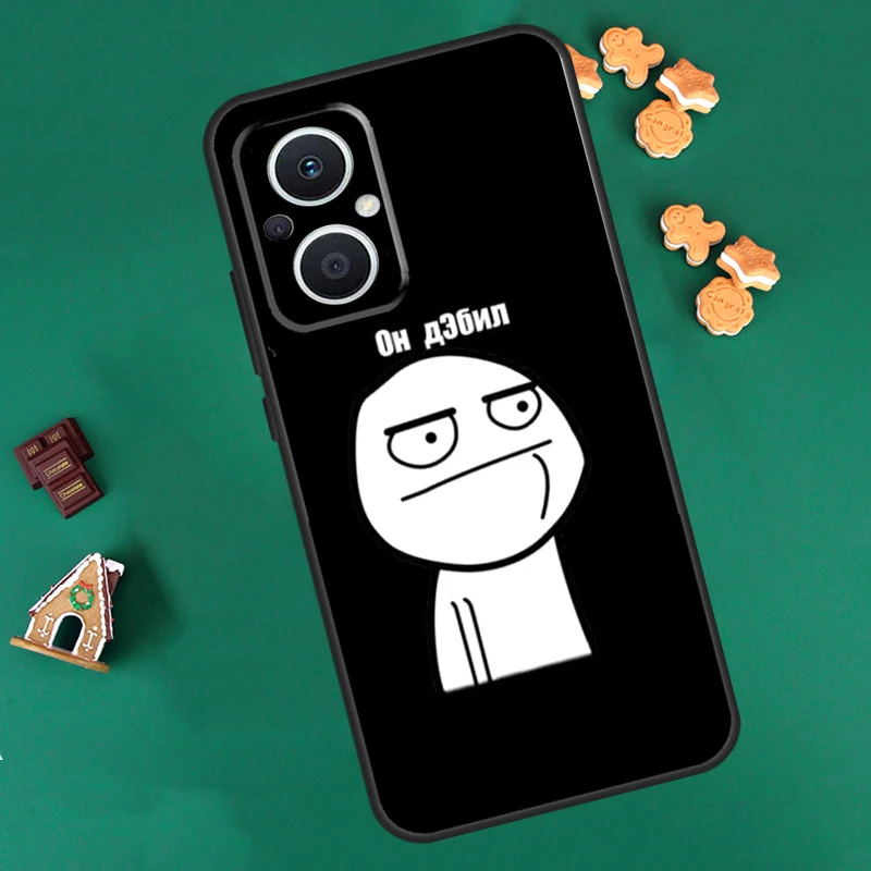 Funny Man Middle Finger Case For OPPO Reno 8 10 Pro 4Z 5Z 8T 4 5 6 7 Lite OPPO Find X6 Pro X3 X2 Neo X5 Lite Cover image 6