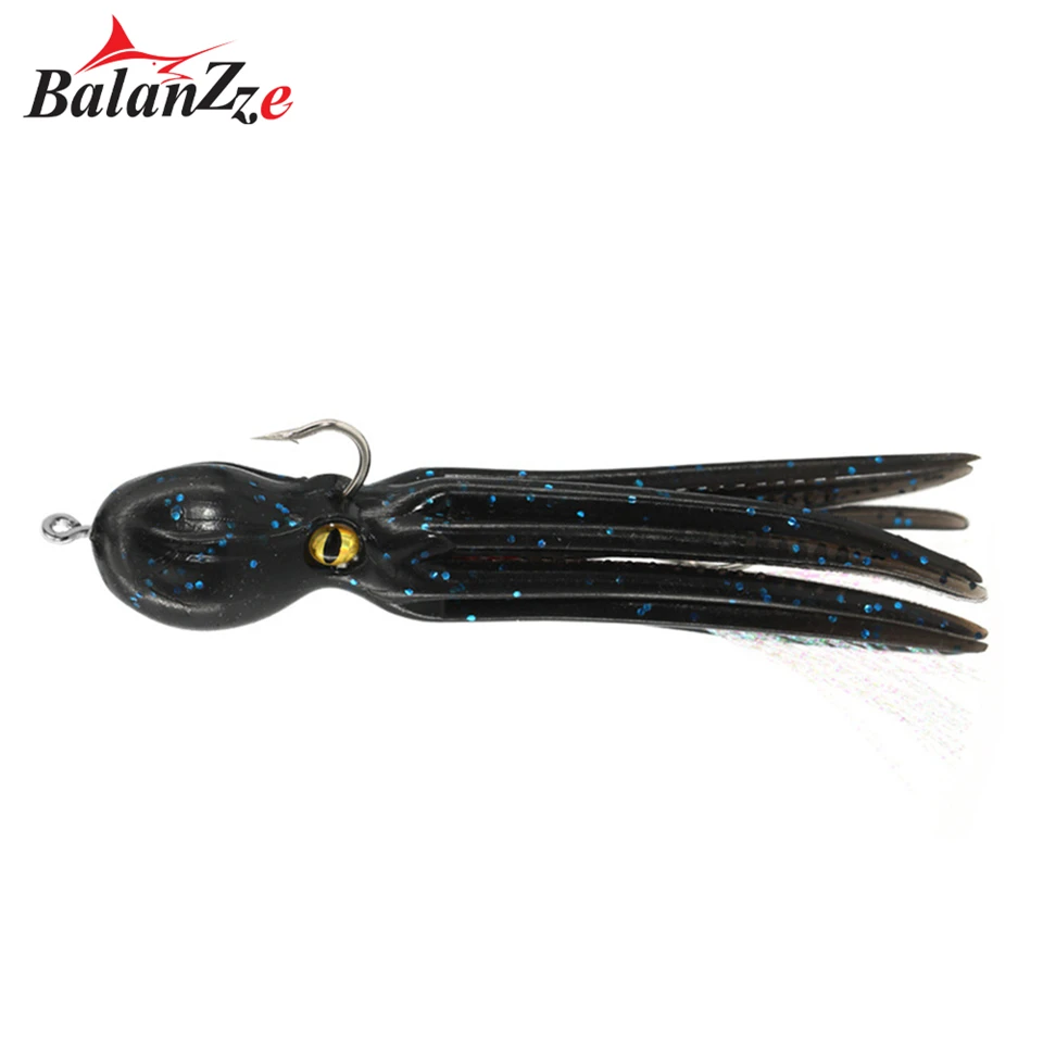 Balanzze Octopus Soft Lure 20g 22g 23g Squid Jig Bait For Saltwater Fishing Luminous Octopus Swimbait Artificial Silicone Bait image 5