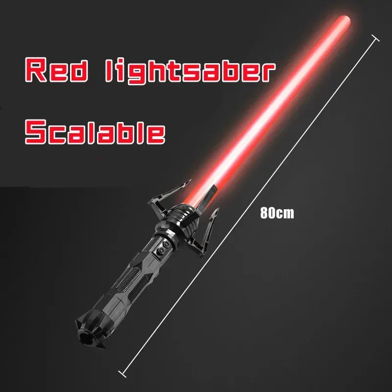 New Hot Laser Sword Toy Star Light Sword Luminous Fluorescent Rod Laser Rod Children\'s Sword Toy War Gift Outdoor Toys Scalable