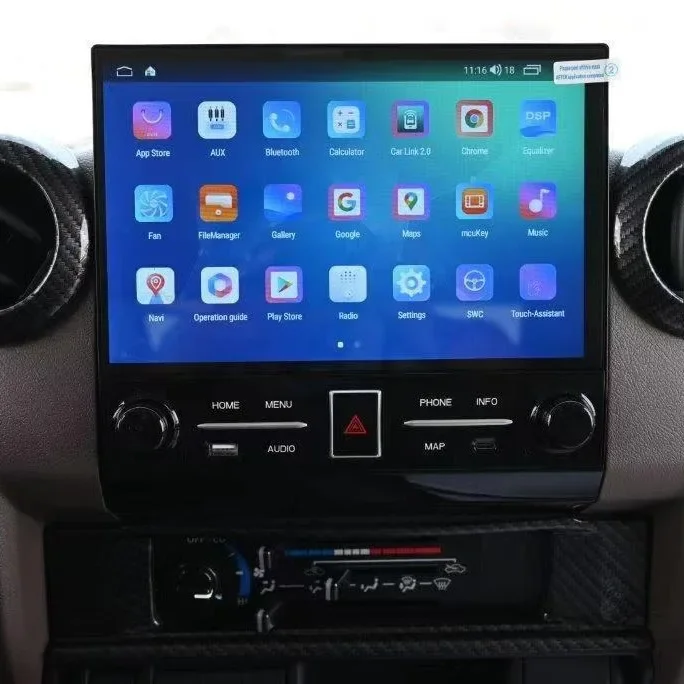 Best Selling Maictop 10.2 Inch Android Car Player Car Player Radio Screen for Land Cruiser 70 Series LC70 LC75 LC76 LC79 LC78