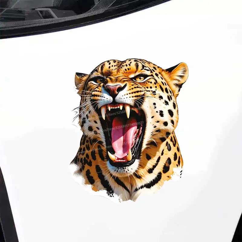Ferocious Bear &Leopard & Tiger & Wolf Car Sticker Vinyl Decal Waterproof Rear Window Motorcycle Camper Bumper Decoration Y149 - view 5