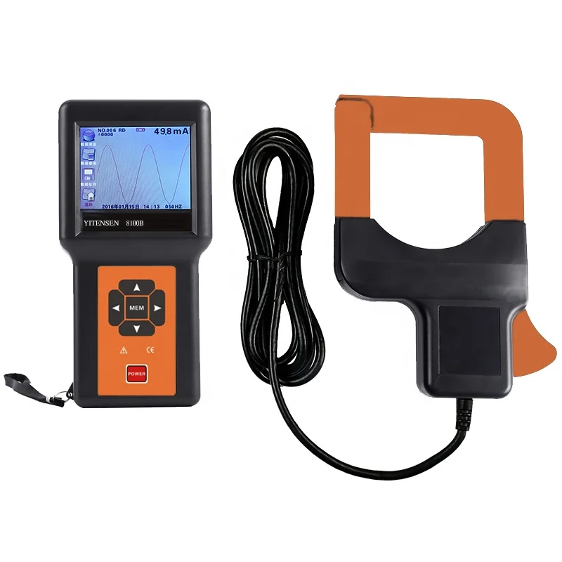 YITENSEN 8100B  Transformer Core Grounding Current Tester core and clamp leakage current test current and frequency online test