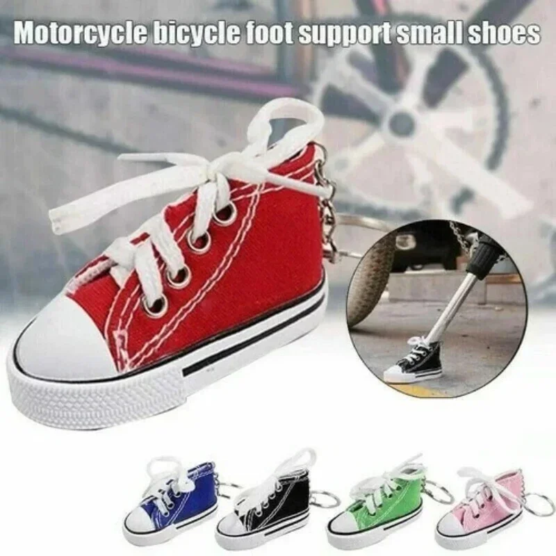 Motorcycle Kickstand Pad, Motorcycle Bicycle Foot Support Small Shoes, Bike Motorcycle Side Stand Support Pad Tripod Decor