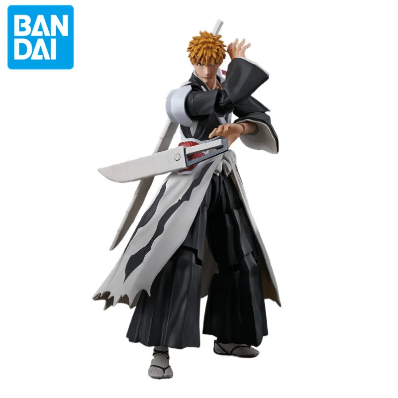 حقيقي بانداي أنيمي بليتش ألف عام من الحرب الدموية S.H.Figuarts Kurosaki Ichigo لعبة PVC هدية تجميعها نموذج جمع