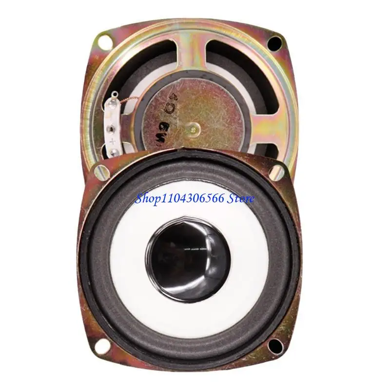 02dd 3inch مكبرات صوت 5W 4Ω أبيض مخروط الحواف المسموح بها مكبر صوت القرن الكامل لتردد مكبرات الصوت