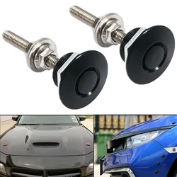 Universal Car Push Button Bonnet Hood Pin Lock Clip Kit Latch Engine Bonne Exterior Parts Modifying The Hood Bumper Buckle