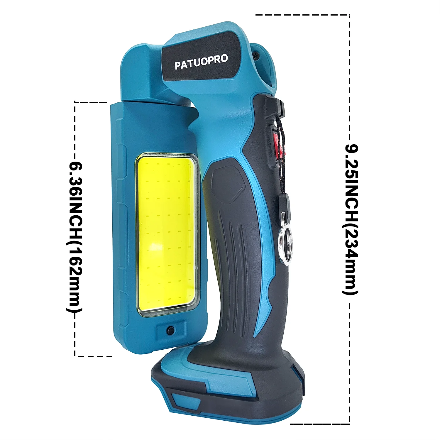 Cordless LED Flashlight Work Light Handheld Spotlight fit Makita 18v Battery(No Battery)