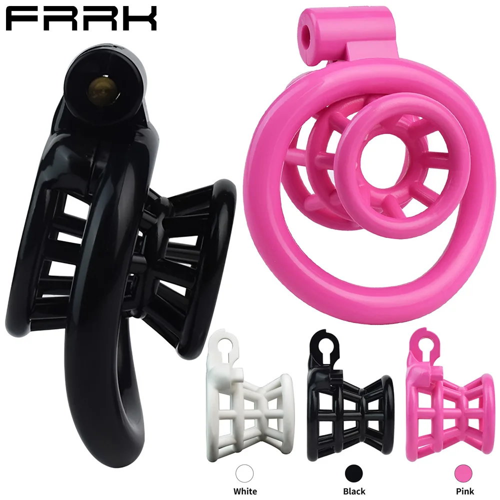 

Frrk Men'S Chastity Cage Cock Ring Lock Restraint Abstinence To Prevent Cheating Penis Cage Male Bdsm Sex Toys Adult Games 18+