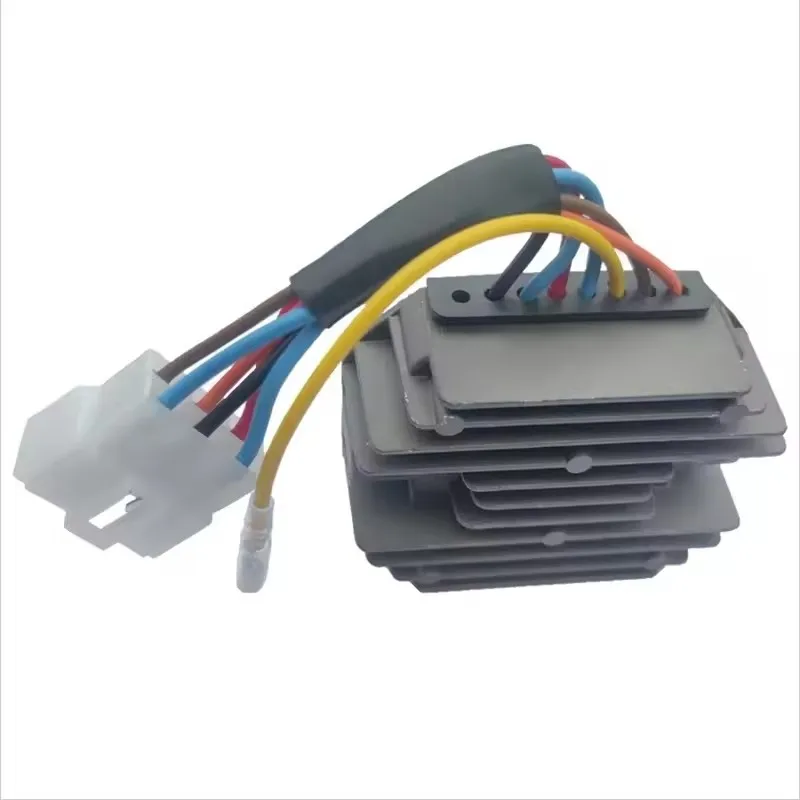 Motorcycle Voltage Regulator Current Rectifier for Komatsu Yanmar Compatible with Part Numbers 119653-7771011 119640-77711