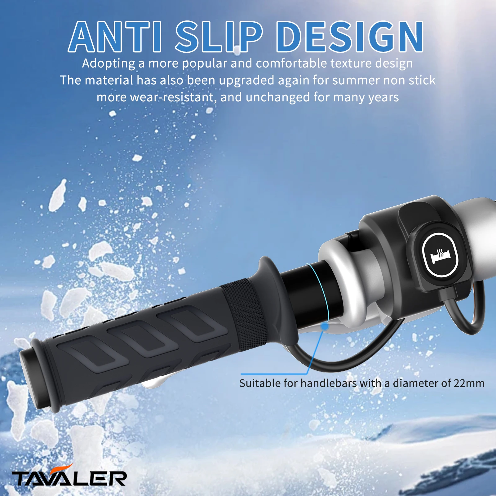 

Специальный ручной нагреватель для мотоцикла, квадроцикла, Модернизированная память, вездеход, зимний мотоцикл, ручка с электрическим нагревом, квадроцикл