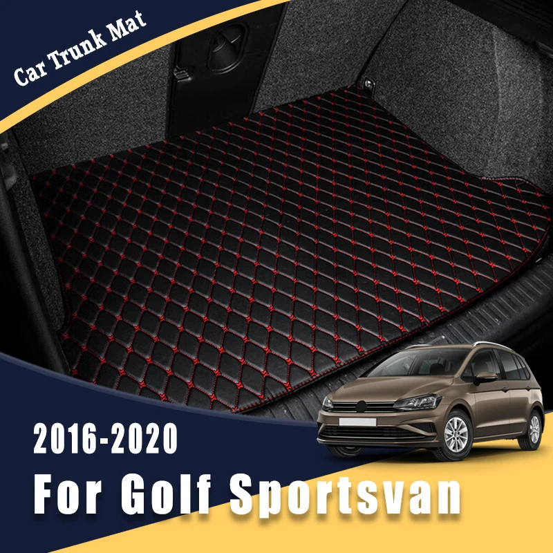 

Car Trunk Carpets Mats For Volkswagen vw Golf Sportsvan 2016 2017 2018 2019 Auto Accessories Interior Replacement Automobiles