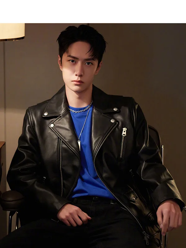 

Men's Autumn/Winter Cool and Stylish High Street Style Korean-Style Loose-Fitting Jacket