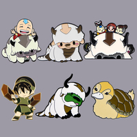Cartoon Appa Avatar Flying Bison Enamel Pin Anime Villain Brooches on Clothes Badge Bag Lapel Woman Men Jewelry Gifts for Kids