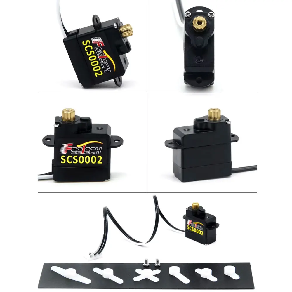 Feetech Plastic Coreless Servo Metal Gear 2g 3.7g 4.3g 5g Mini AI Embodied Intelligent TTL Serial Bus Servo for Electrical Toys