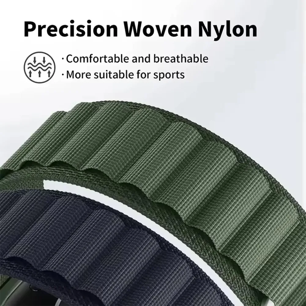 22/20mm Alpine Loop Nylon Strap for Huawei Watch GT Runner 2 Ultimate 2 GT6-5 46mm Adjustable Bracelet Oneplus Watch 4 3 2R Lite