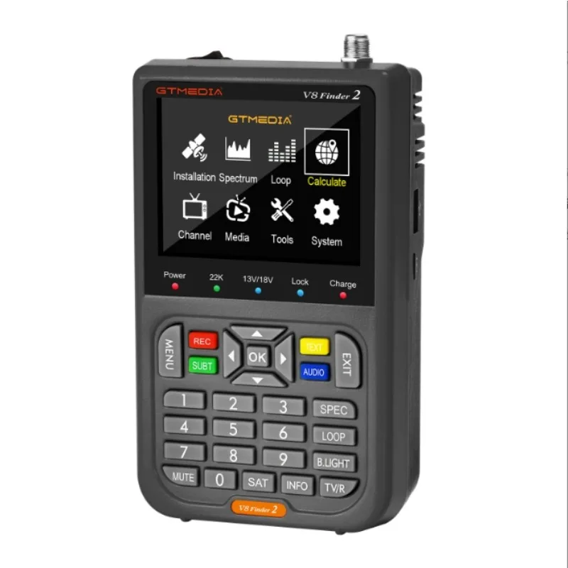 Original GTMEDIA V8 Finder 2 Satellite Digital Signal Finder DVB-S/S2/S2X 1080P HD H.264 VS ST-5150 V8 FINDER PRO WS6933 WS6980