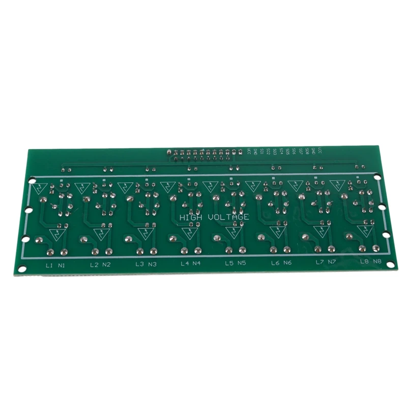 8 Bit AC 220V Optocoupler modul isolasi voltase papan deteksi adaptif 3-5V untuk PLC Isolamento modul Fotoaccoppiatore