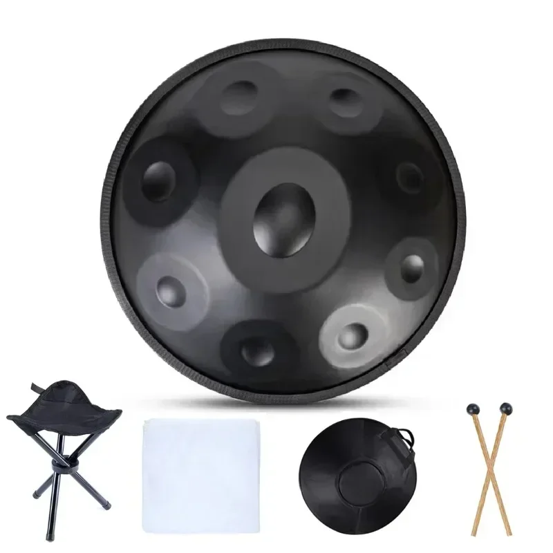 

18 Inch 9 Notes G Minor Handpan Steel Tongue Drums Yoga Meditation Beginner Professional Percussion Instruments Accessories