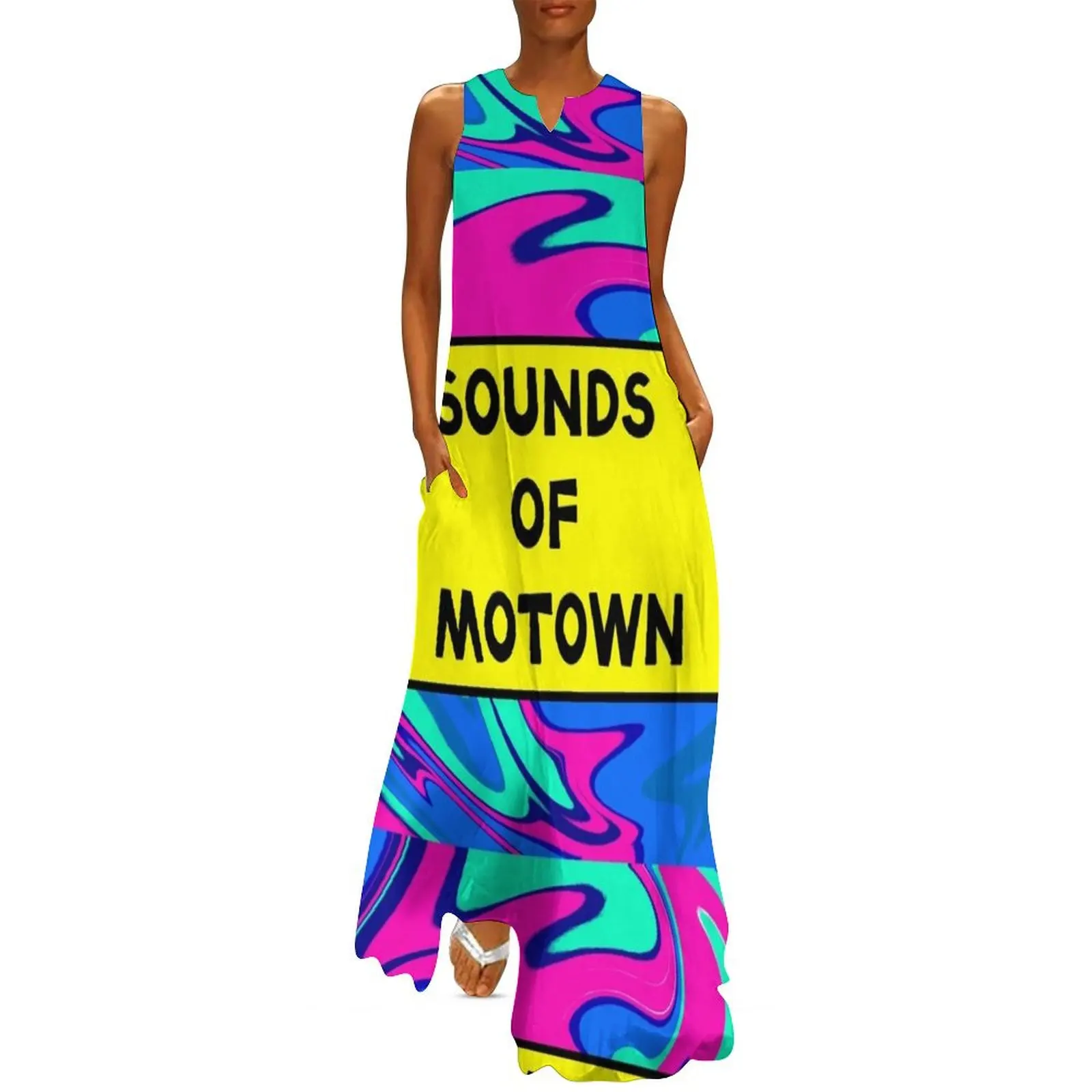 

sounds of Motown Long Dress Casual dresses Dress for pregnant women Dress