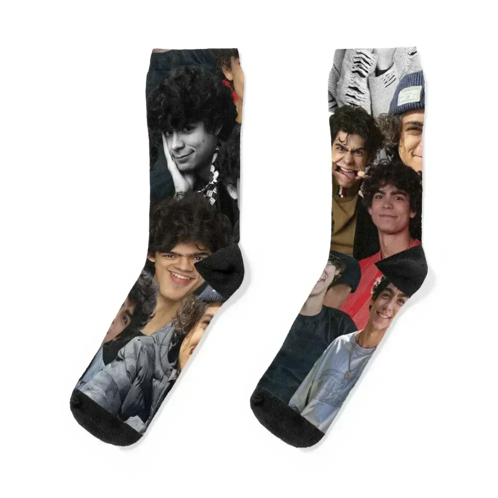 

Inaki Godoy photo collage Socks happy New year's ankle hip hop Socks Girl Men's