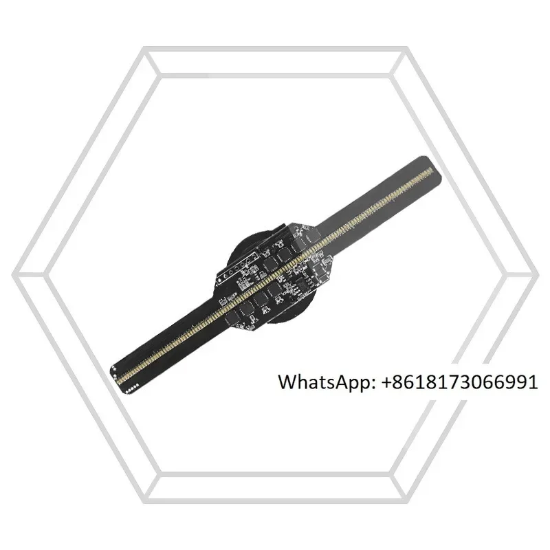 

Naked eye 3D holographic 14cm projector, 3D suspended acrylic advertising machine, LED fan, dynamic aerial imaging