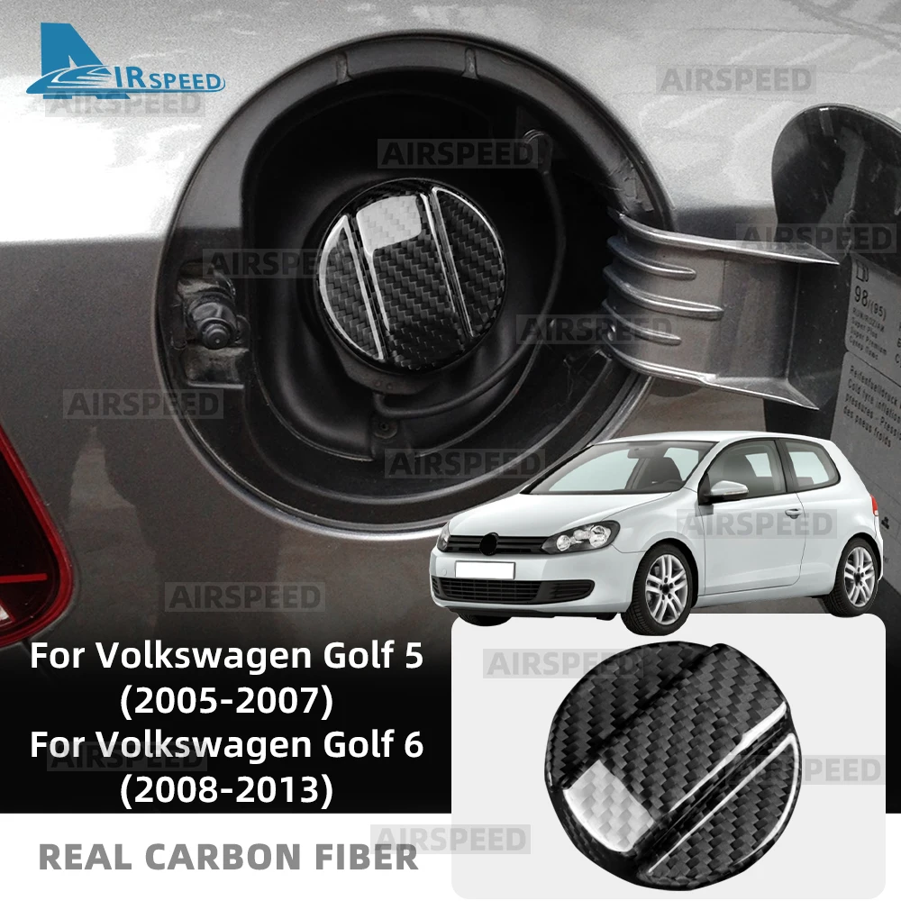 Hard Carbon Fiber Fuel Filler Door Cover for Volkswagen Golf MK5 MK6 2005 2006 2007 2008 2009 2010 2011 2012 2013 Accessories