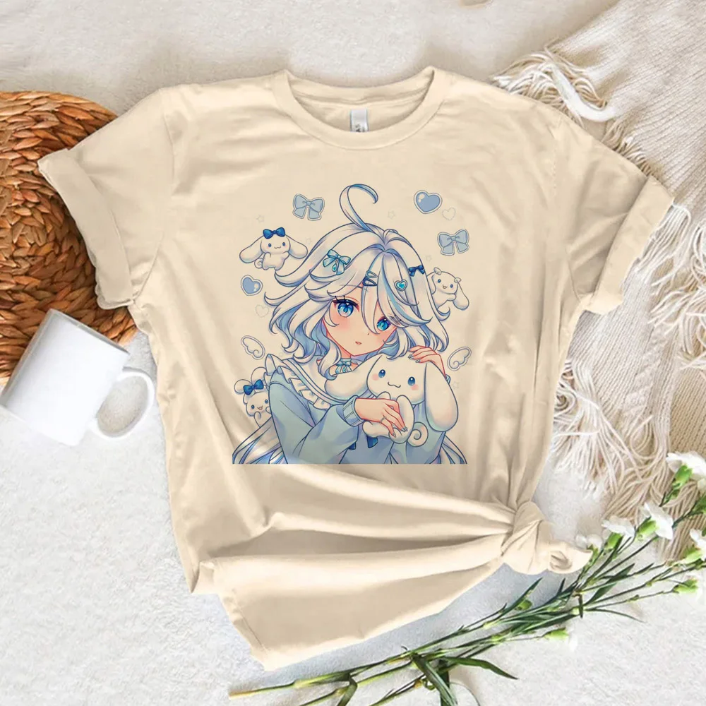 Furina t-shirts women streetwear comic Y2K tshirt girl manga Japanese graphic clothing