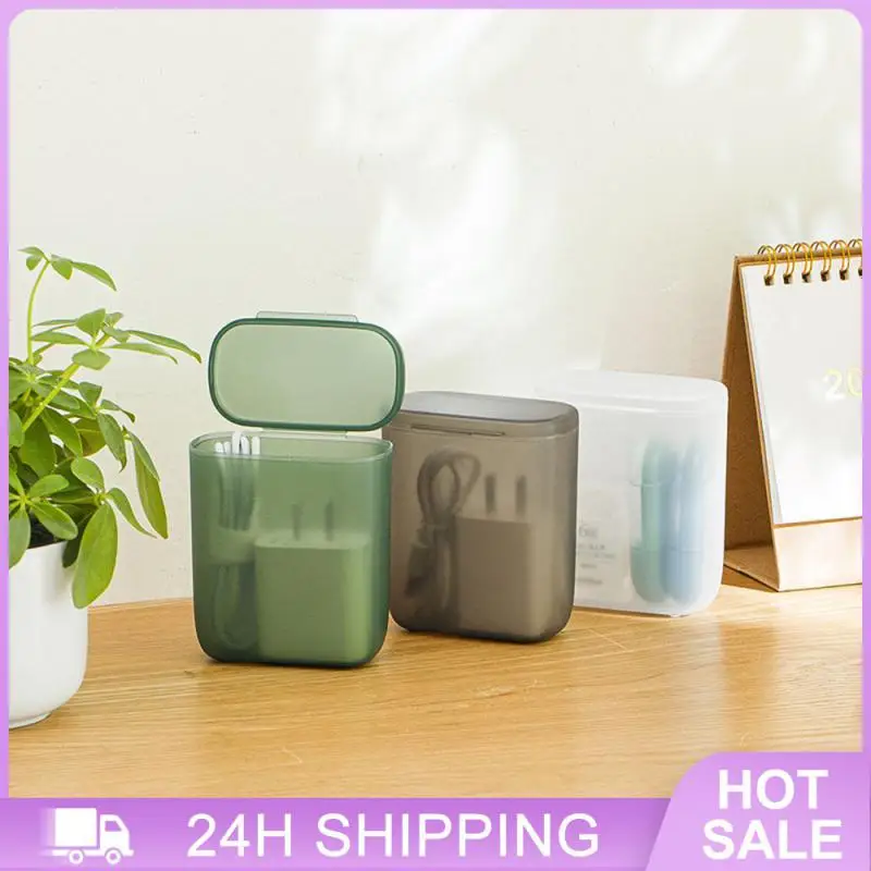 صندوق تخزين كابل سلك محمول ، سماعة رأس ، عملة ، مجوهرات ، منظم ، درج مقاوم للأتربة ، مكياج ، حامل أحمر شفاه ، حاوية ، سلة