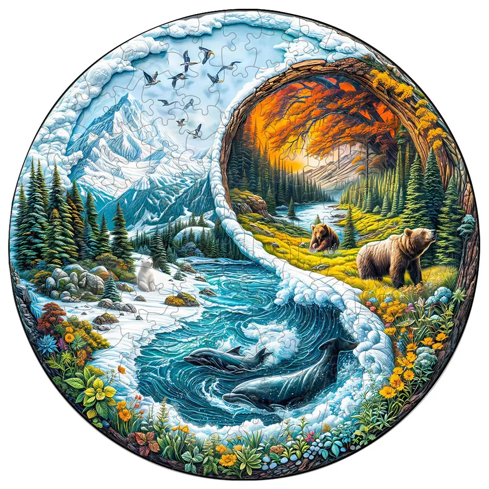 사랑스러운 고양이 나무 직소 퍼즐 휴일 선물 나무 동물 퍼즐 어린이 성인 절묘한 교육 장난감 창의적인 게임 두뇌 트위스터