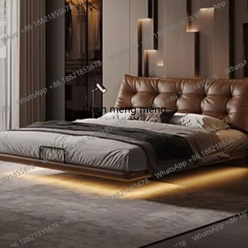 

Loft Floating Massage Bed Double Space Saving Human Dog Massage Bed Queen Modern Design Letto Matrimoniale Unique Furniture