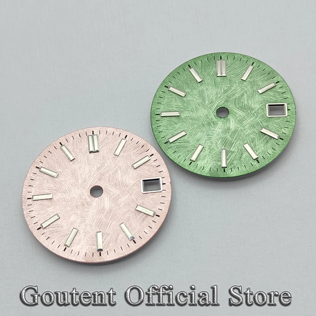 Goutent 28.5mm multi-style color watch dial is suitable for NH35 automatic movement watch accessories.