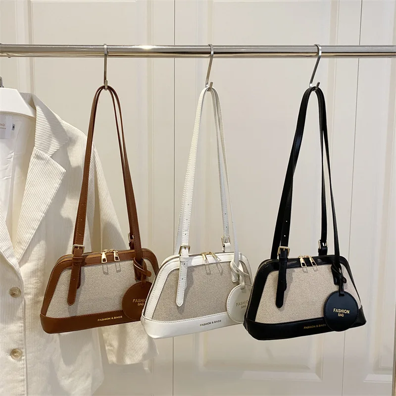 

Весна 2025 года, повседневная сумка через плечо в виде ракушки, стильный кошелек на плечо для женщин, модная минималистичная сумка, модный маленький кошелек